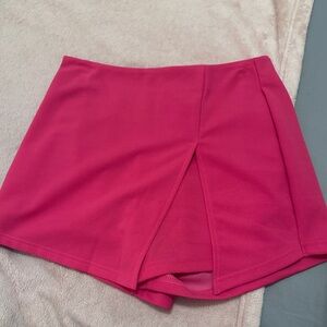 SHEIN Hot Pink Skort